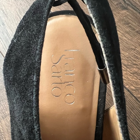 Franco Sarto Peep Toe Tie Booties - Picture 4 of 6